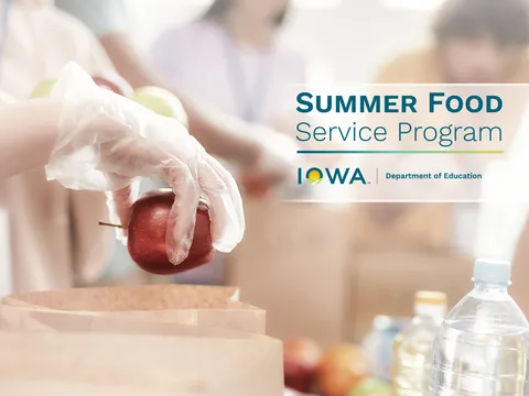 Iowa Department of Education seeks sponsors for summer meal and snack sites