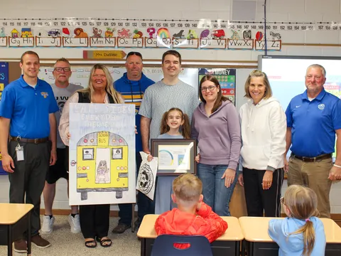 Three Iowa students named winners of inaugural Iowa School Bus Safety Week Poster Contest