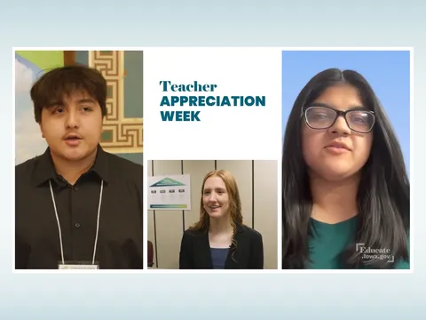 Students share impact of teachers for Teacher Appreciation Week