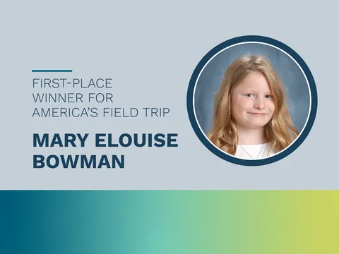 Iowa elementary student named as first-place winner for America’s Field Trip