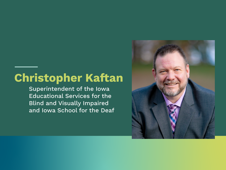 Iowa Department of Education names Christopher Kaftan as new