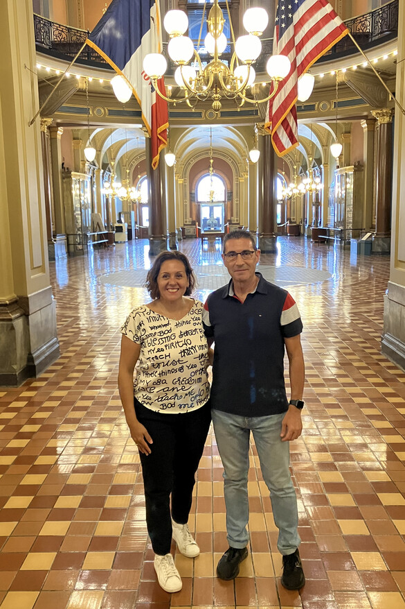 Maria Carriazo and Enrique Gonzalez