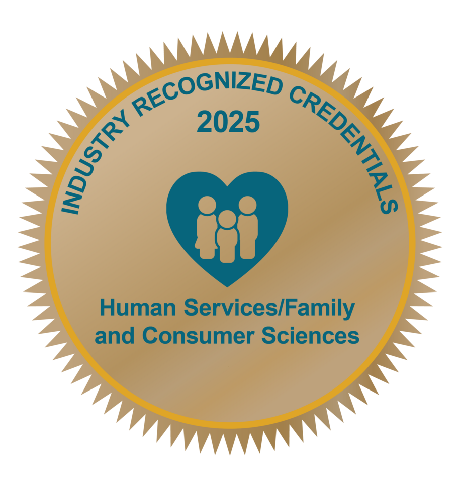 2025 Human Services/Family and Consumer Sciences Industry-Recognized Credentials Seal