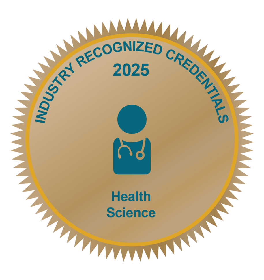 2025 Health Science Industry-Recognized Credentials Seal