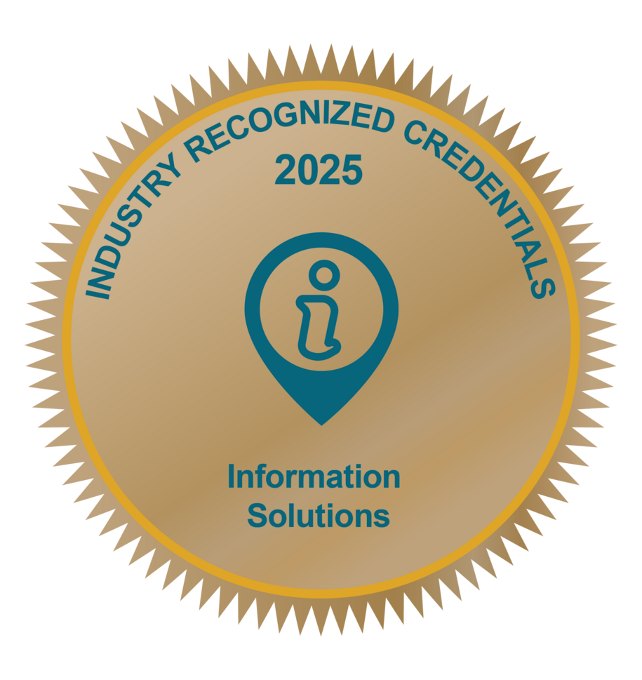 2025 Information Solutions Industry-Recognized Credentials Seal