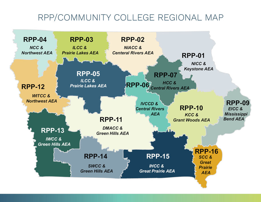 RPP/Community College Regional Map